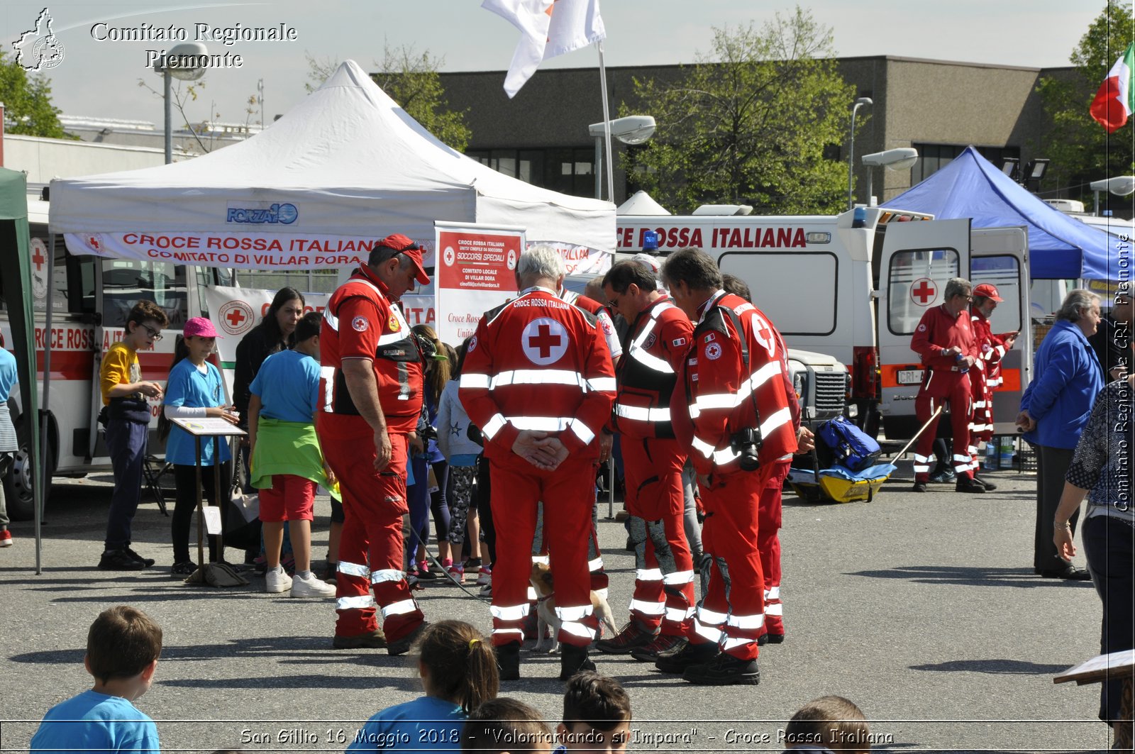 San Gillio 16 Maggio 2018 - "Volontariando si Impara" - Croce Rossa Italiana- Comitato Regionale del Piemonte