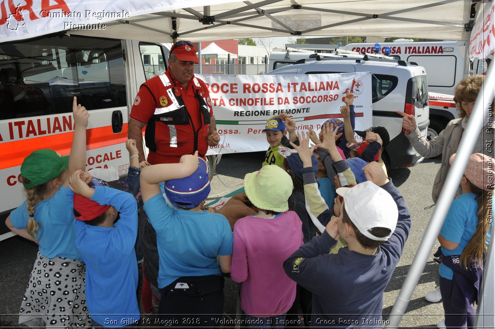 San Gillio 16 Maggio 2018 - "Volontariando si Impara" - Croce Rossa Italiana- Comitato Regionale del Piemonte