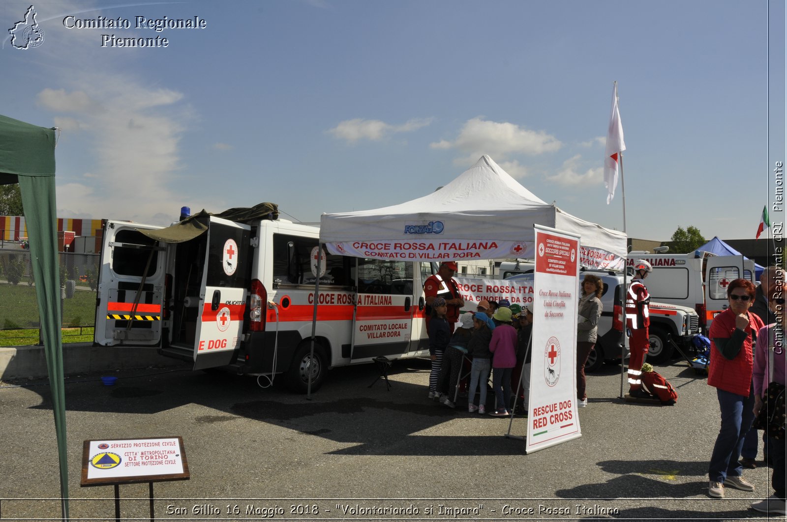 San Gillio 16 Maggio 2018 - "Volontariando si Impara" - Croce Rossa Italiana- Comitato Regionale del Piemonte