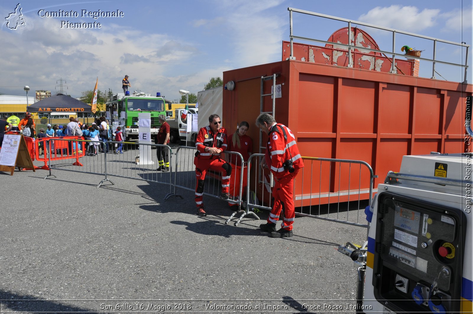 San Gillio 16 Maggio 2018 - "Volontariando si Impara" - Croce Rossa Italiana- Comitato Regionale del Piemonte