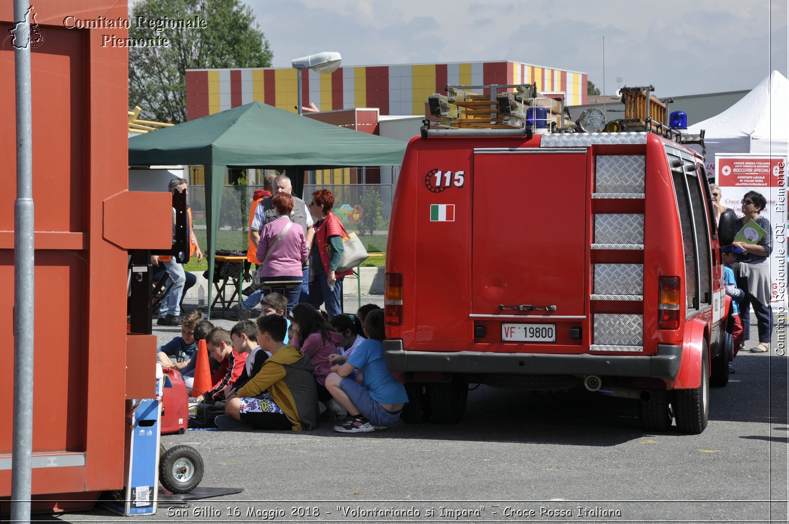 San Gillio 16 Maggio 2018 - "Volontariando si Impara" - Croce Rossa Italiana- Comitato Regionale del Piemonte