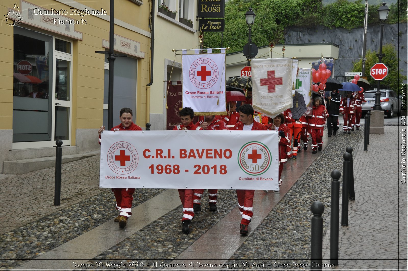 Baveno 20 Maggio 2018 - Il Comitato di Baveno compie 50 Anni - Croce Rossa Italiana- Comitato Regionale del Piemonte