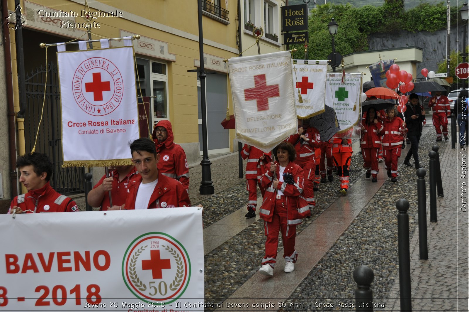 Baveno 20 Maggio 2018 - Il Comitato di Baveno compie 50 Anni - Croce Rossa Italiana- Comitato Regionale del Piemonte