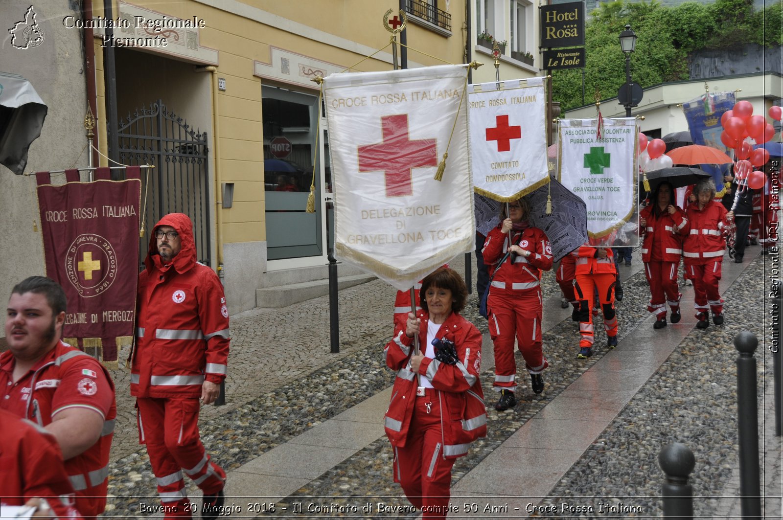 Baveno 20 Maggio 2018 - Il Comitato di Baveno compie 50 Anni - Croce Rossa Italiana- Comitato Regionale del Piemonte