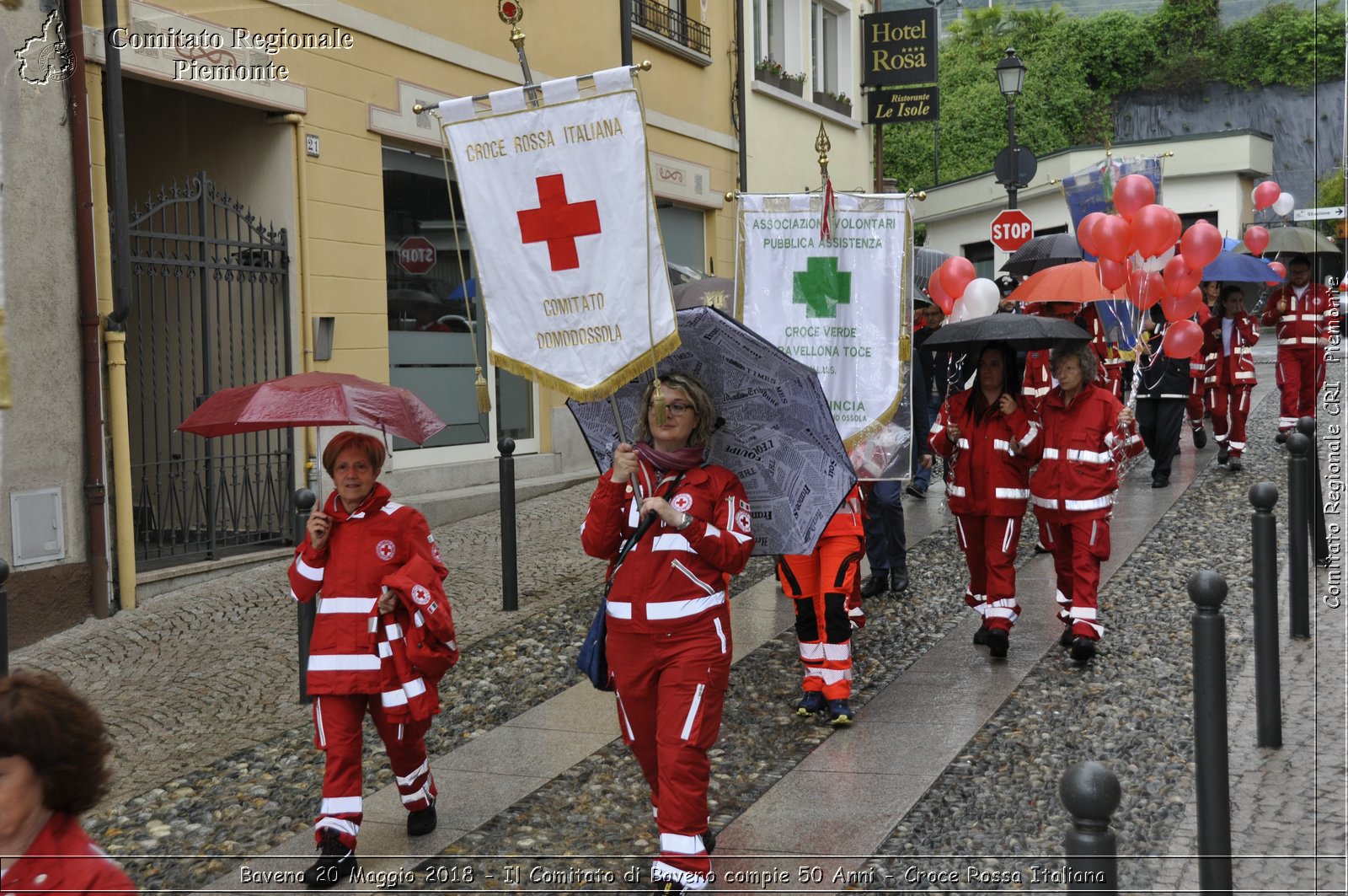 Baveno 20 Maggio 2018 - Il Comitato di Baveno compie 50 Anni - Croce Rossa Italiana- Comitato Regionale del Piemonte