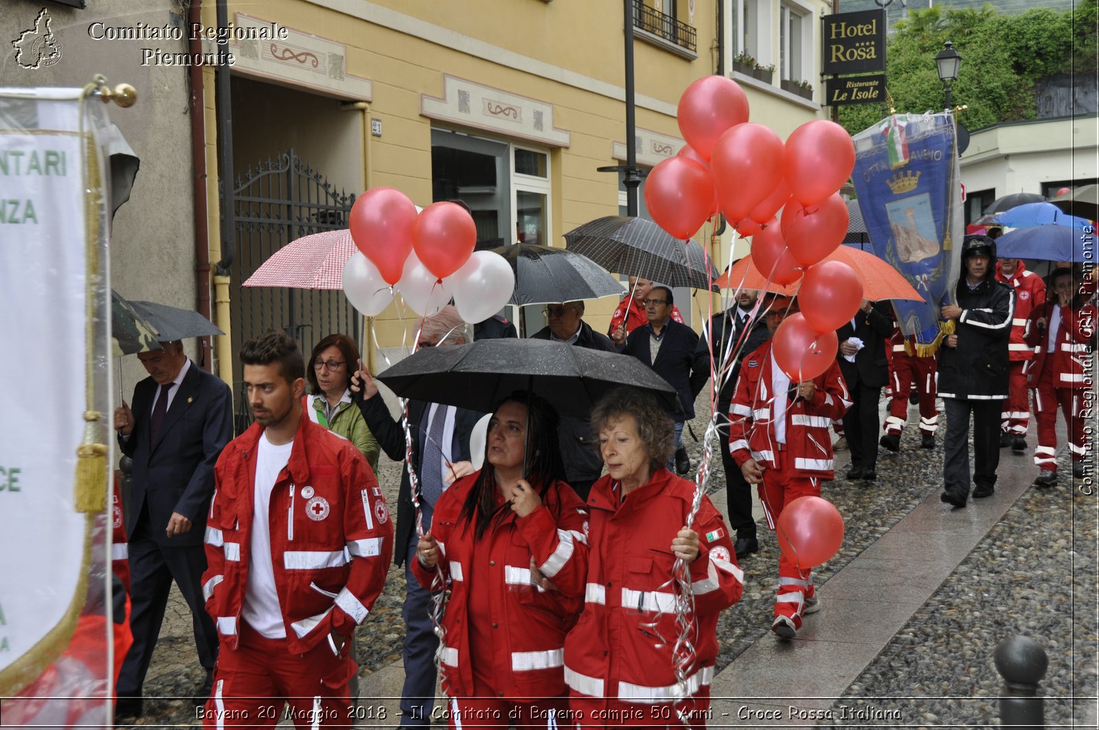 Baveno 20 Maggio 2018 - Il Comitato di Baveno compie 50 Anni - Croce Rossa Italiana- Comitato Regionale del Piemonte