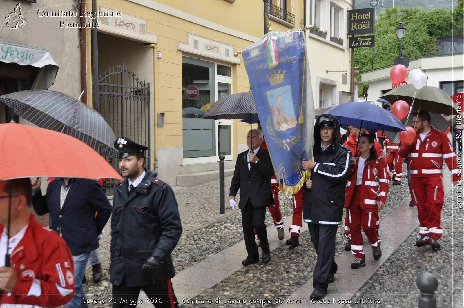 Baveno 20 Maggio 2018 - Il Comitato di Baveno compie 50 Anni - Croce Rossa Italiana- Comitato Regionale del Piemonte