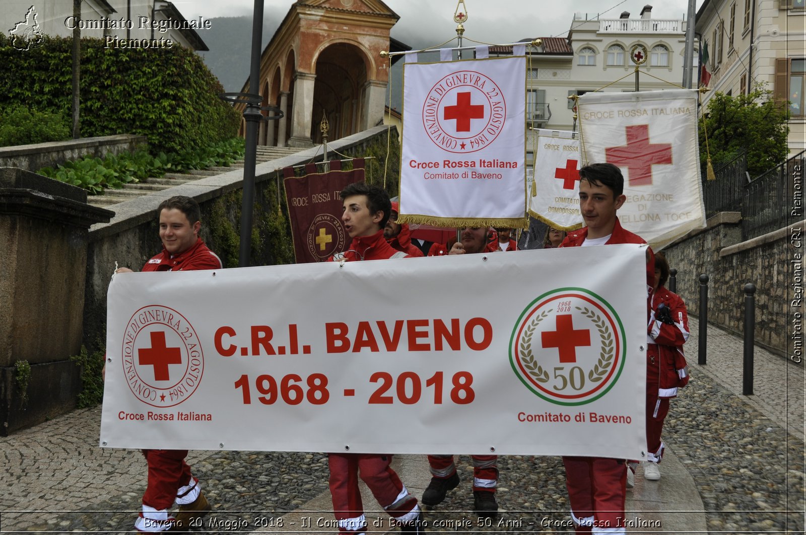 Baveno 20 Maggio 2018 - Il Comitato di Baveno compie 50 Anni - Croce Rossa Italiana- Comitato Regionale del Piemonte