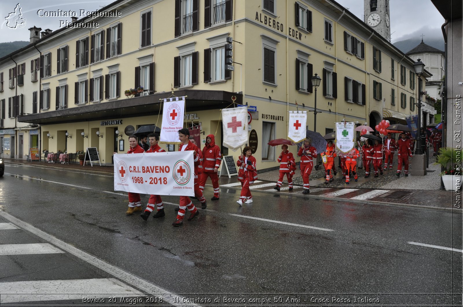 Baveno 20 Maggio 2018 - Il Comitato di Baveno compie 50 Anni - Croce Rossa Italiana- Comitato Regionale del Piemonte