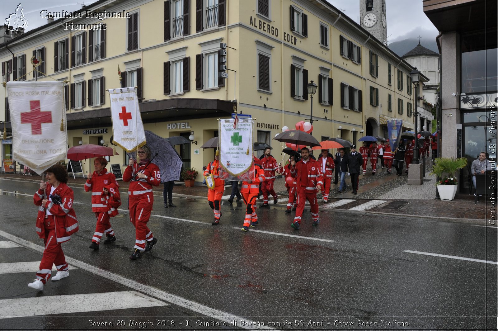 Baveno 20 Maggio 2018 - Il Comitato di Baveno compie 50 Anni - Croce Rossa Italiana- Comitato Regionale del Piemonte