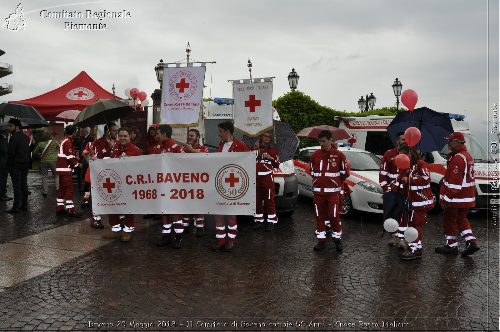 Baveno 20 Maggio 2018 - Il Comitato di Baveno compie 50 Anni - Croce Rossa Italiana- Comitato Regionale del Piemonte