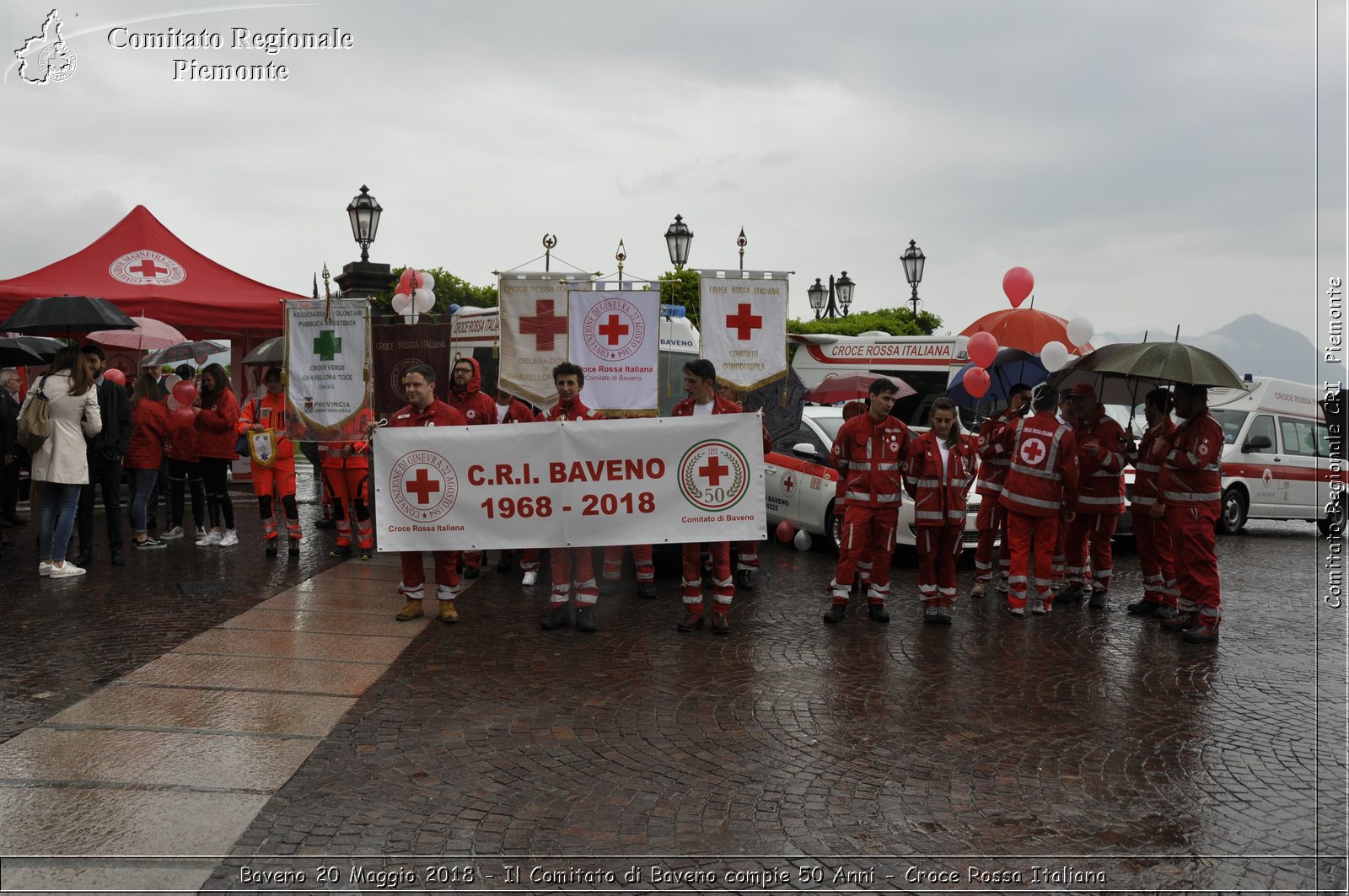 Baveno 20 Maggio 2018 - Il Comitato di Baveno compie 50 Anni - Croce Rossa Italiana- Comitato Regionale del Piemonte