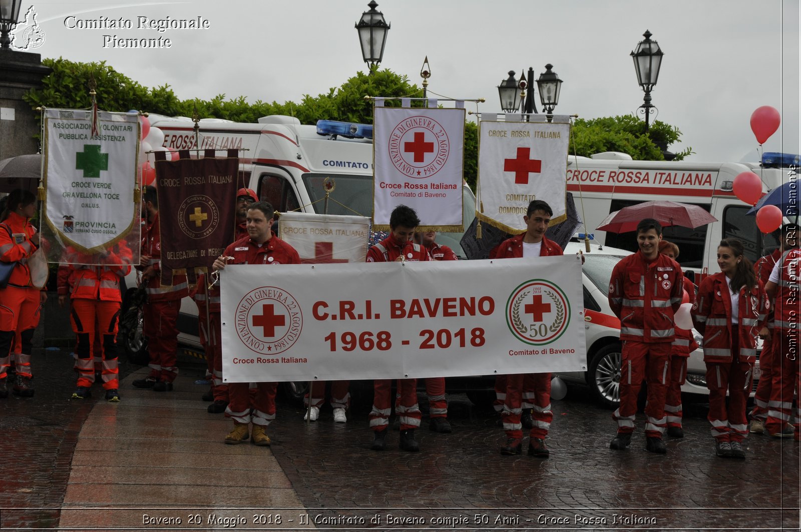 Baveno 20 Maggio 2018 - Il Comitato di Baveno compie 50 Anni - Croce Rossa Italiana- Comitato Regionale del Piemonte