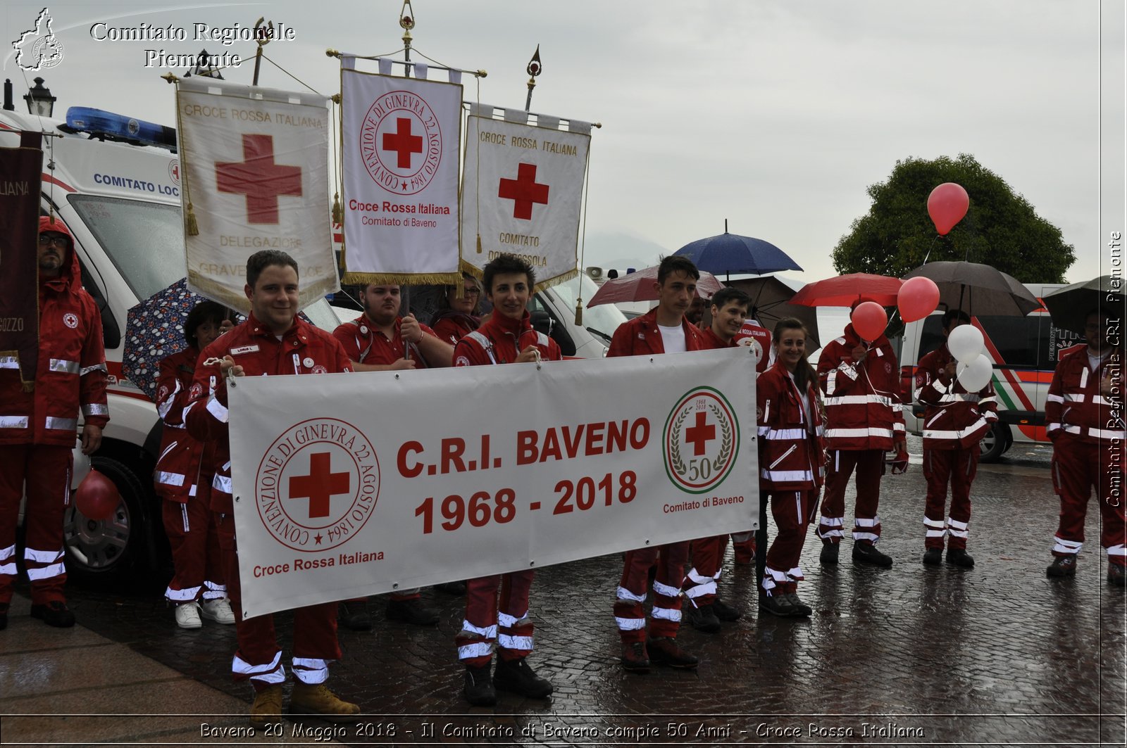 Baveno 20 Maggio 2018 - Il Comitato di Baveno compie 50 Anni - Croce Rossa Italiana- Comitato Regionale del Piemonte