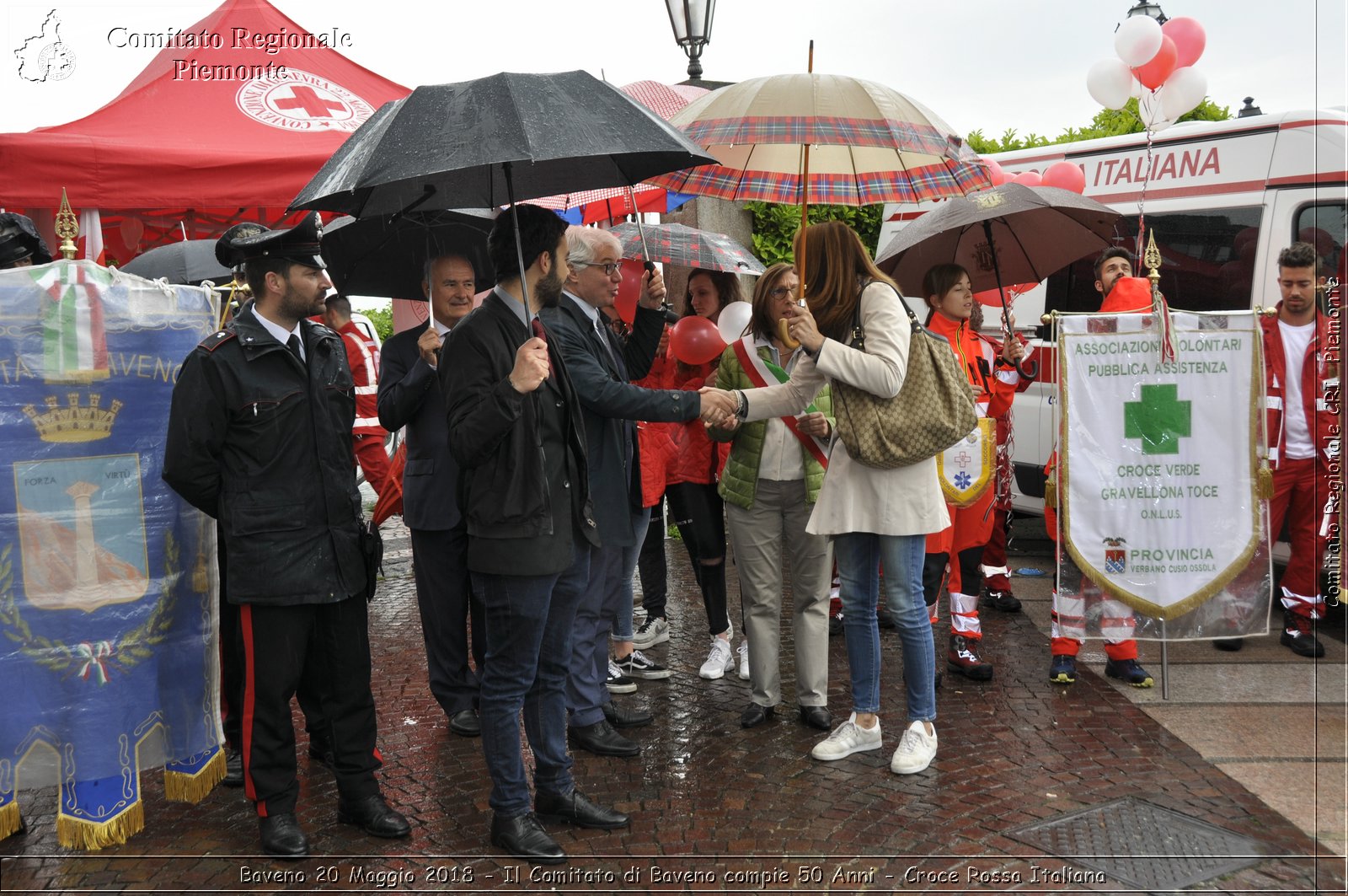 Baveno 20 Maggio 2018 - Il Comitato di Baveno compie 50 Anni - Croce Rossa Italiana- Comitato Regionale del Piemonte