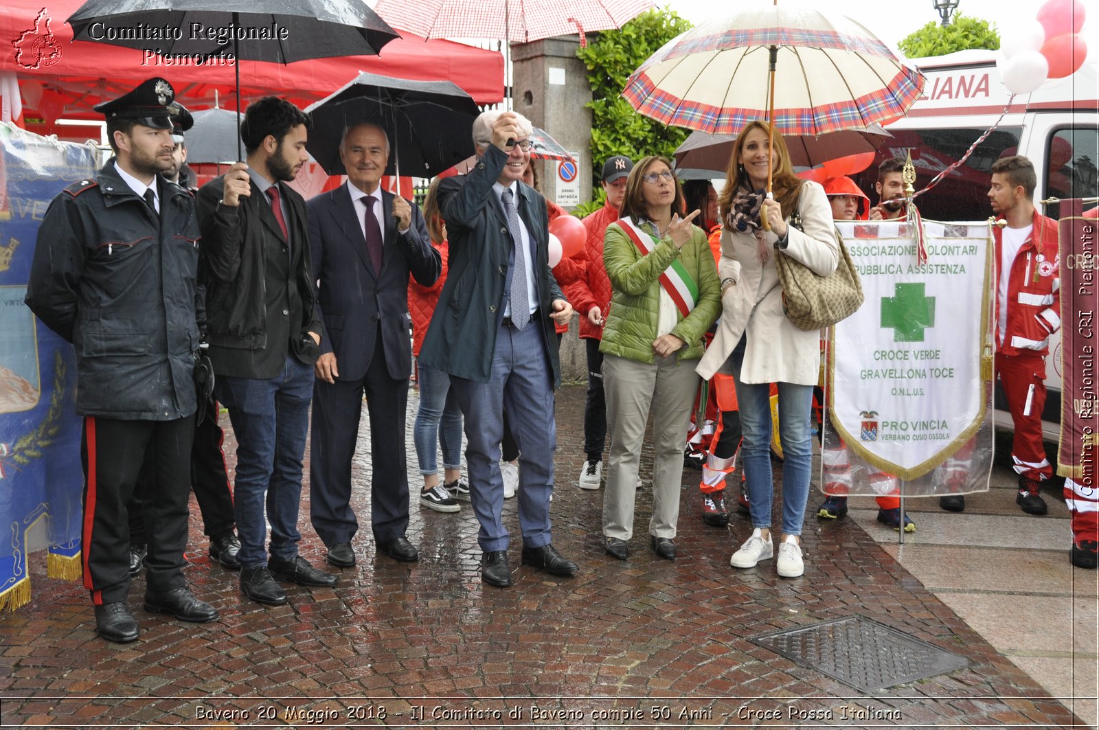 Baveno 20 Maggio 2018 - Il Comitato di Baveno compie 50 Anni - Croce Rossa Italiana- Comitato Regionale del Piemonte