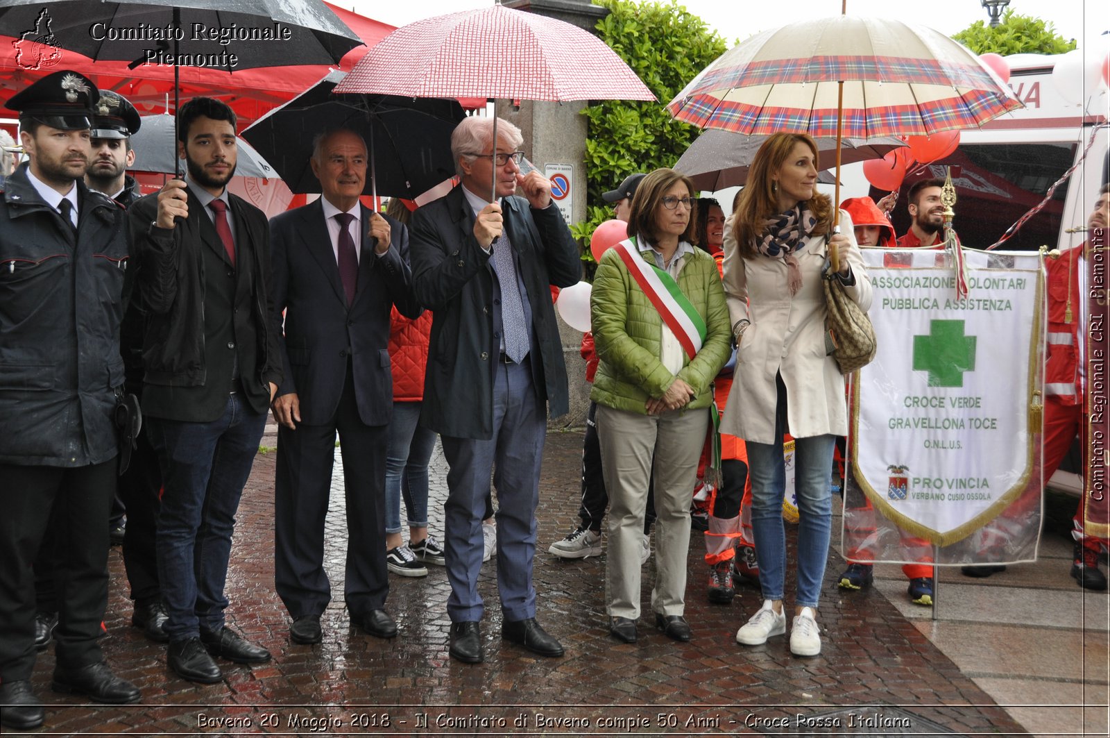 Baveno 20 Maggio 2018 - Il Comitato di Baveno compie 50 Anni - Croce Rossa Italiana- Comitato Regionale del Piemonte