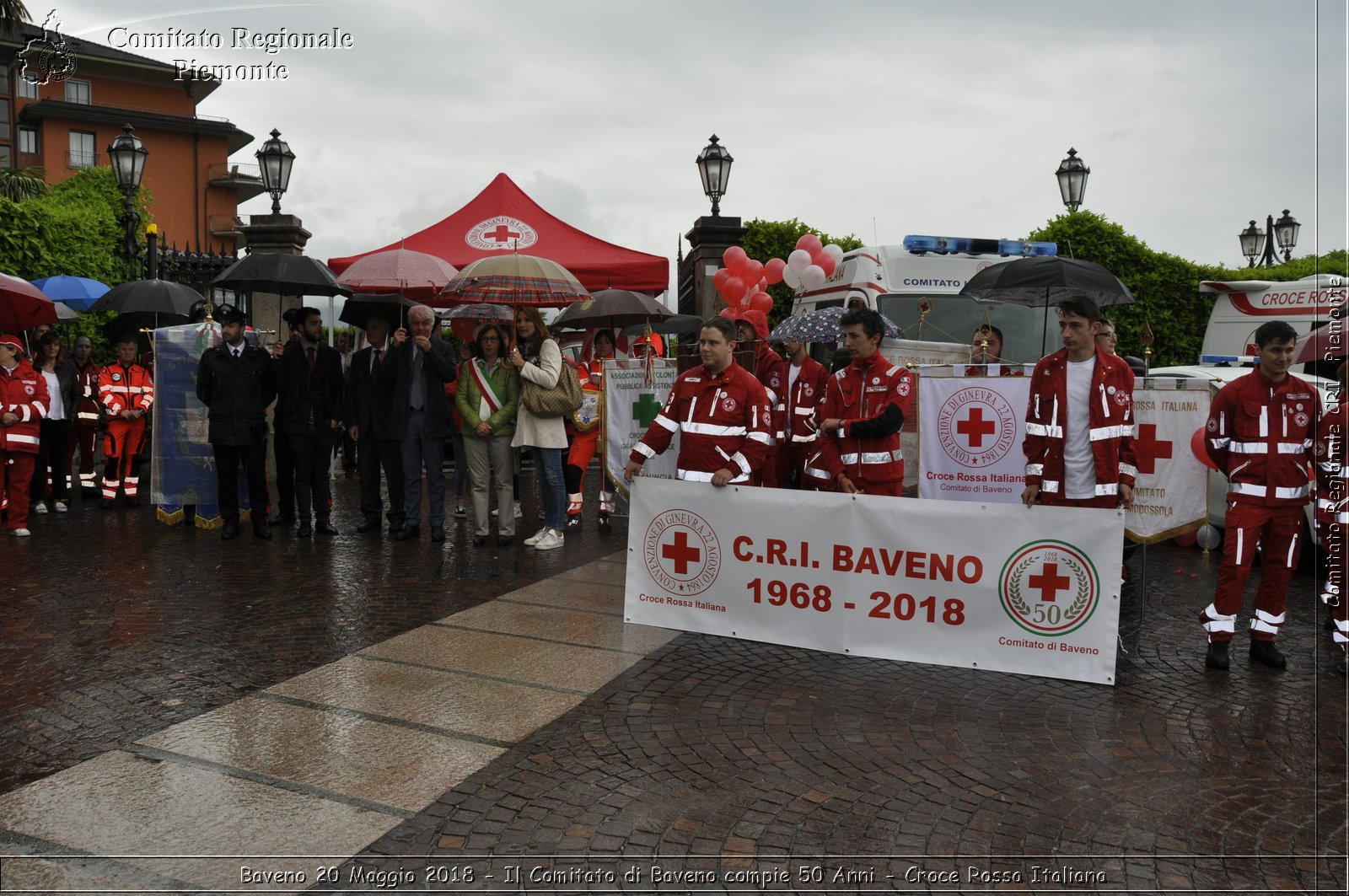 Baveno 20 Maggio 2018 - Il Comitato di Baveno compie 50 Anni - Croce Rossa Italiana- Comitato Regionale del Piemonte