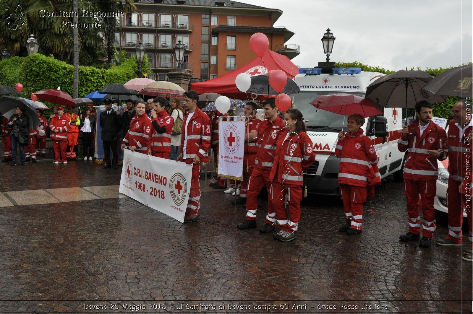 Baveno 20 Maggio 2018 - Il Comitato di Baveno compie 50 Anni - Croce Rossa Italiana- Comitato Regionale del Piemonte