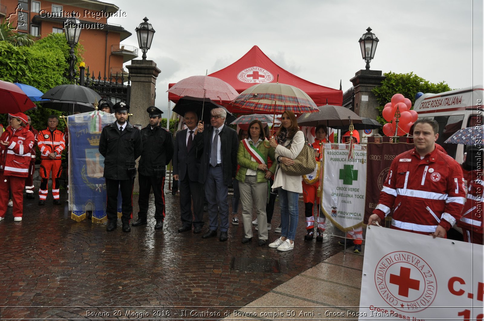 Baveno 20 Maggio 2018 - Il Comitato di Baveno compie 50 Anni - Croce Rossa Italiana- Comitato Regionale del Piemonte