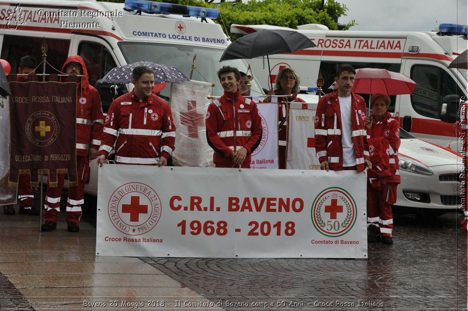 Baveno 20 Maggio 2018 - Il Comitato di Baveno compie 50 Anni - Croce Rossa Italiana- Comitato Regionale del Piemonte