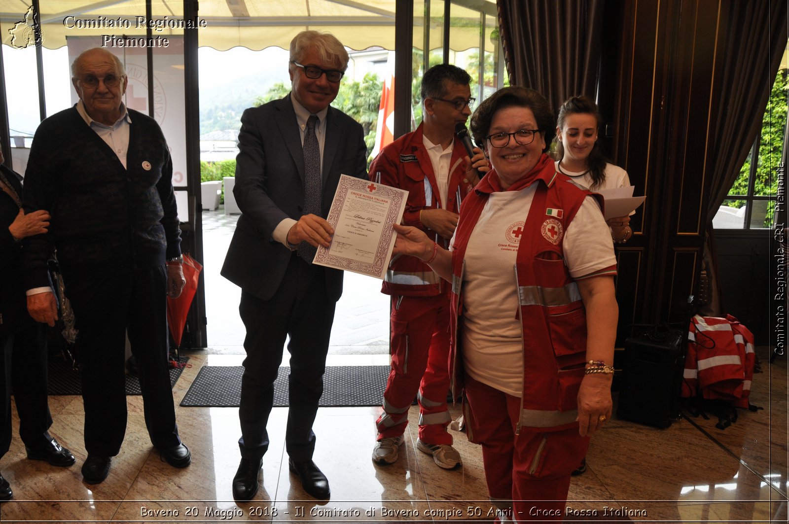 Baveno 20 Maggio 2018 - Il Comitato di Baveno compie 50 Anni - Croce Rossa Italiana- Comitato Regionale del Piemonte