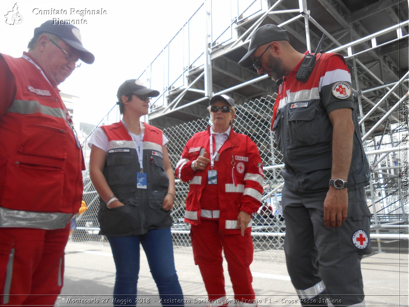 Montecarlo 27 Maggio 2018 - Assistenza Sanitaria Gran Premio F1 - Croce Rossa Italiana- Comitato Regionale del Piemonte