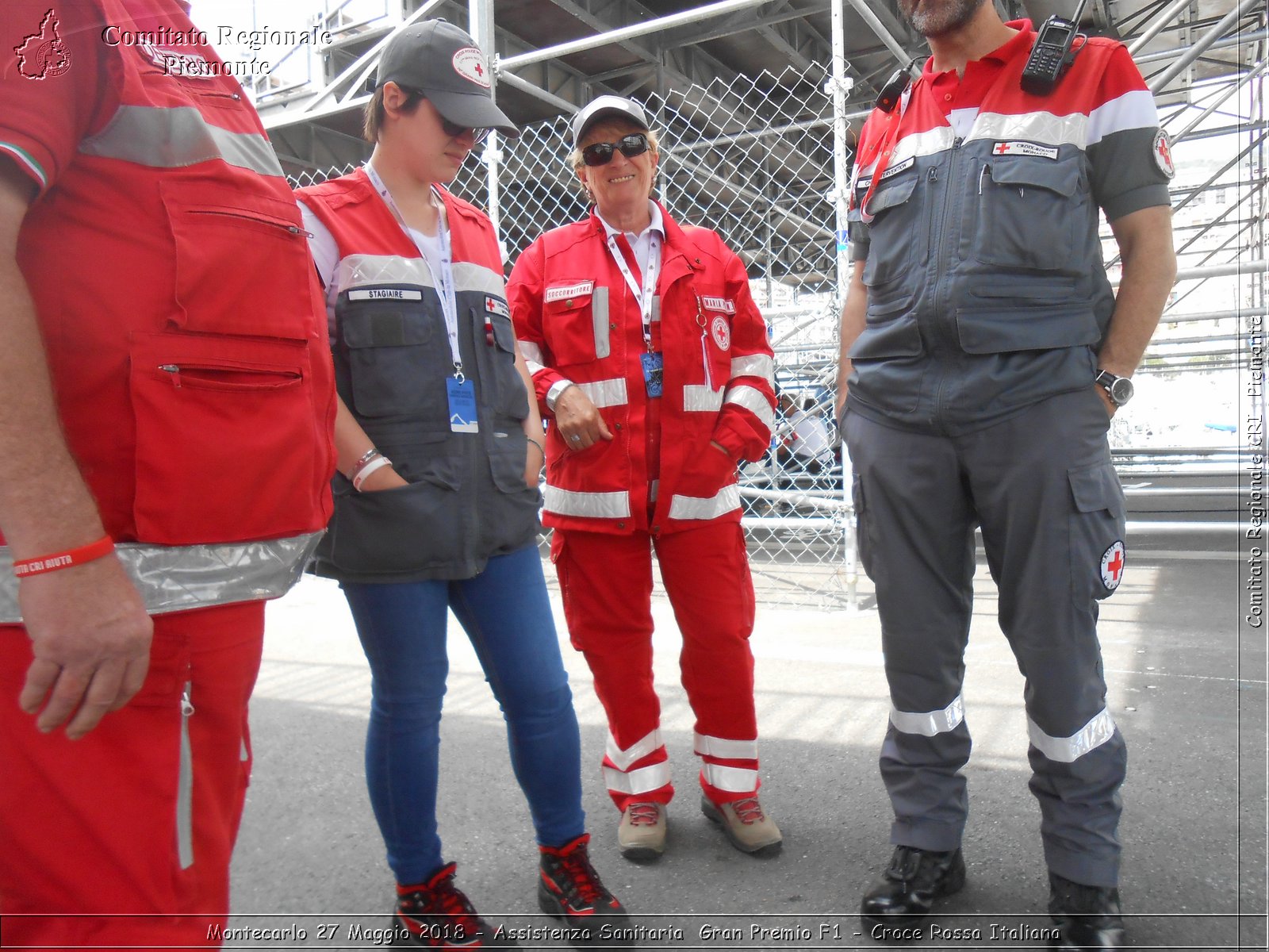 Montecarlo 27 Maggio 2018 - Assistenza Sanitaria Gran Premio F1 - Croce Rossa Italiana- Comitato Regionale del Piemonte