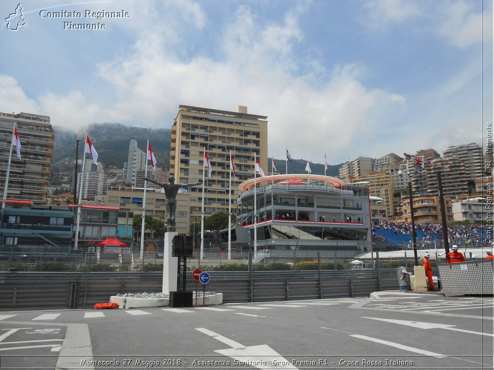 Montecarlo 27 Maggio 2018 - Assistenza Sanitaria Gran Premio F1 - Croce Rossa Italiana- Comitato Regionale del Piemonte