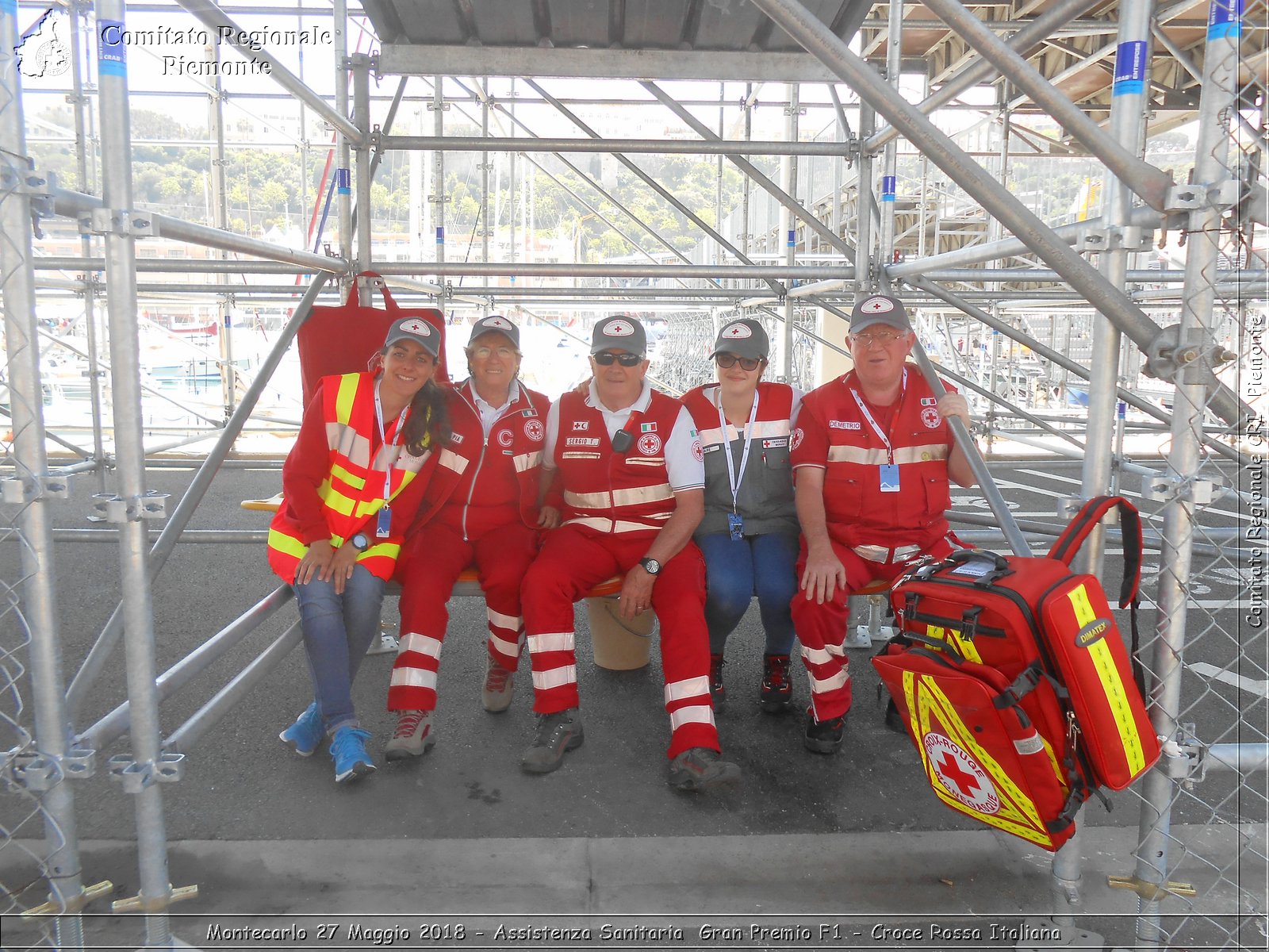 Montecarlo 27 Maggio 2018 - Assistenza Sanitaria Gran Premio F1 - Croce Rossa Italiana- Comitato Regionale del Piemonte