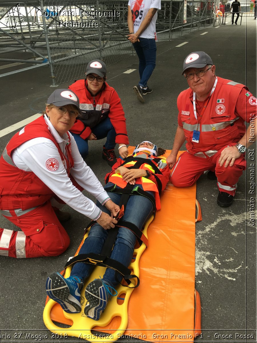 Montecarlo 27 Maggio 2018 - Assistenza Sanitaria Gran Premio F1 - Croce Rossa Italiana- Comitato Regionale del Piemonte