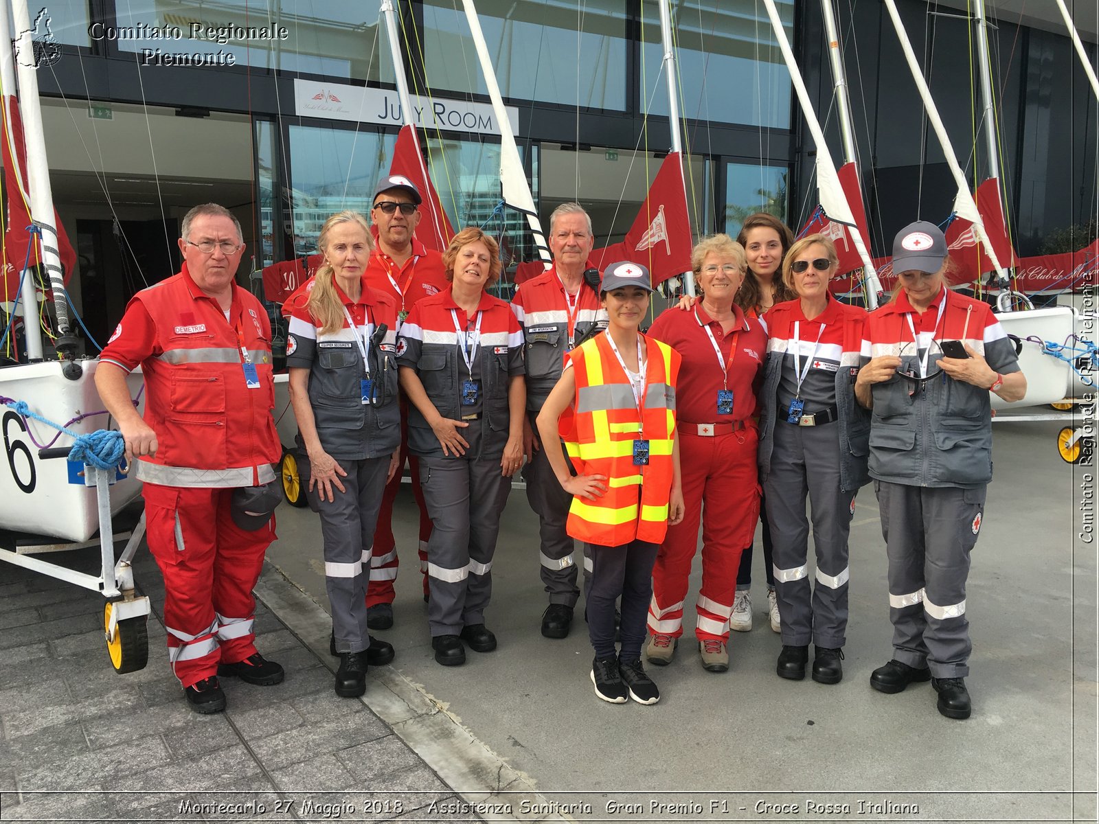 Montecarlo 27 Maggio 2018 - Assistenza Sanitaria Gran Premio F1 - Croce Rossa Italiana- Comitato Regionale del Piemonte