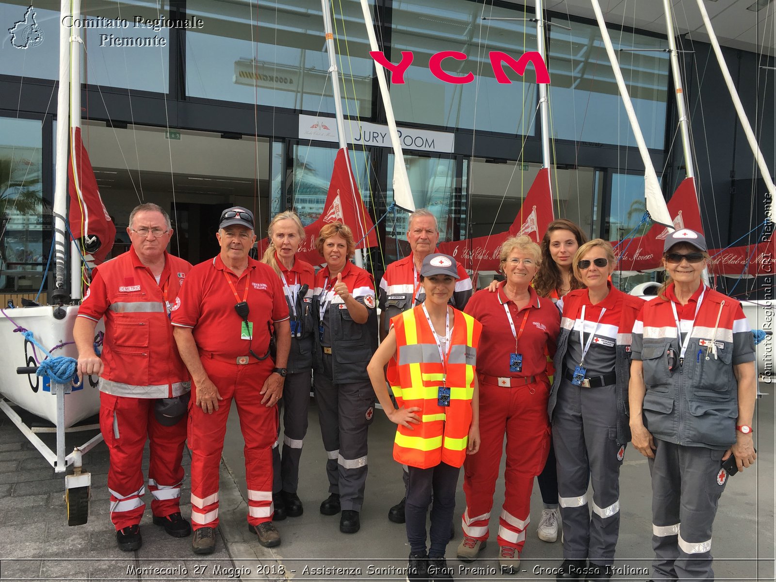 Montecarlo 27 Maggio 2018 - Assistenza Sanitaria Gran Premio F1 - Croce Rossa Italiana- Comitato Regionale del Piemonte