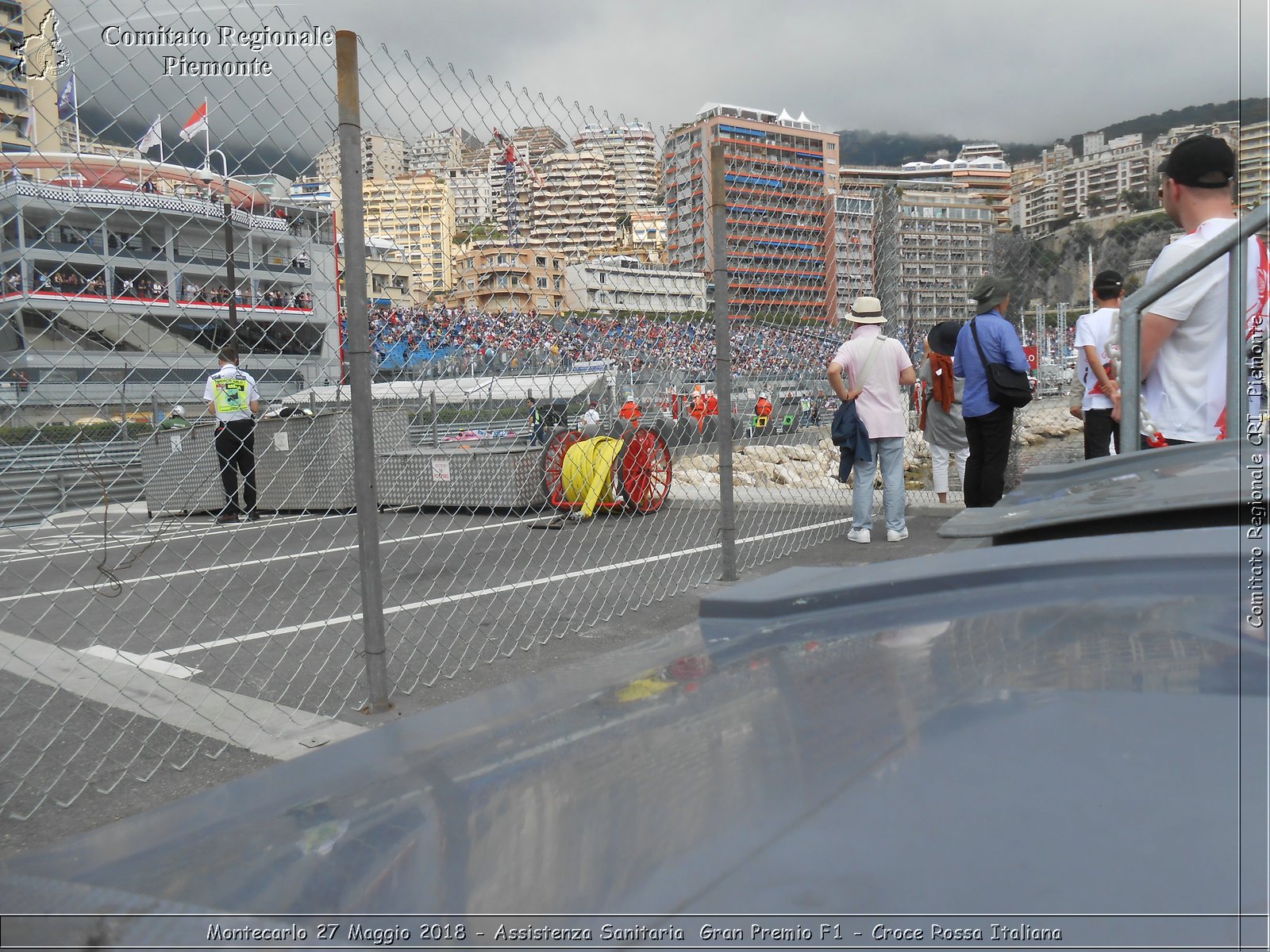 Montecarlo 27 Maggio 2018 - Assistenza Sanitaria Gran Premio F1 - Croce Rossa Italiana- Comitato Regionale del Piemonte