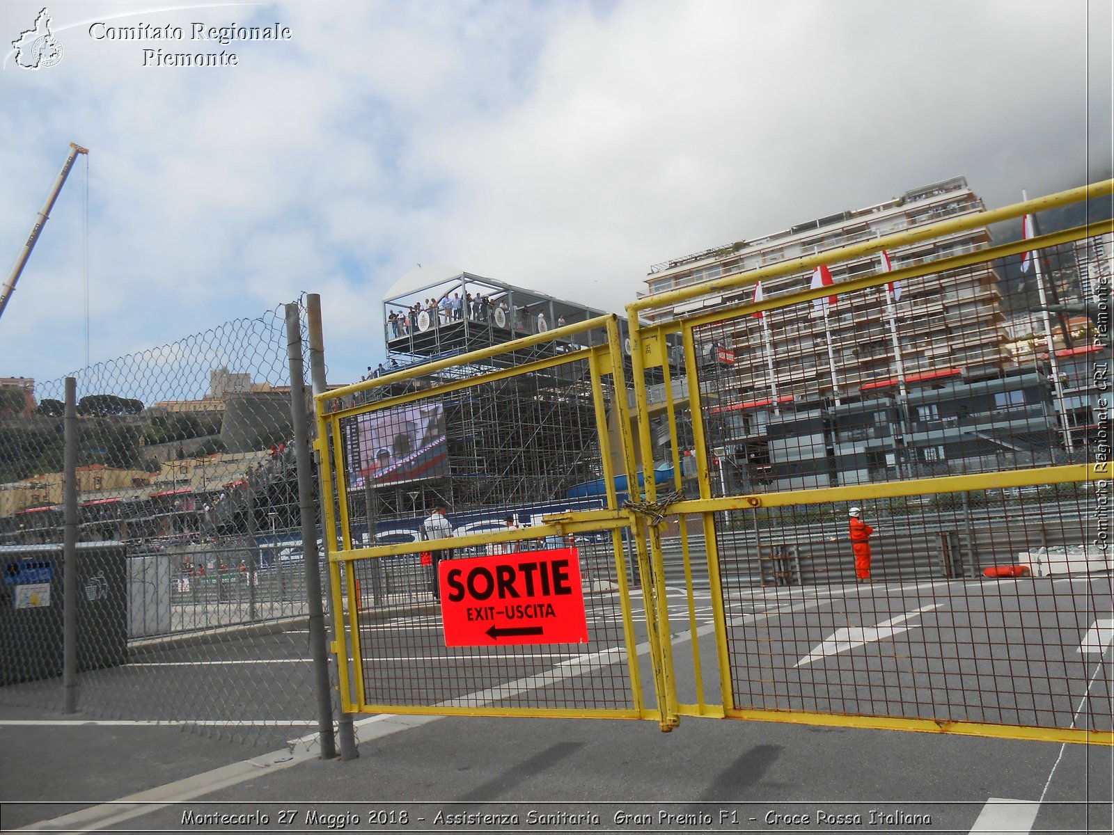 Montecarlo 27 Maggio 2018 - Assistenza Sanitaria Gran Premio F1 - Croce Rossa Italiana- Comitato Regionale del Piemonte