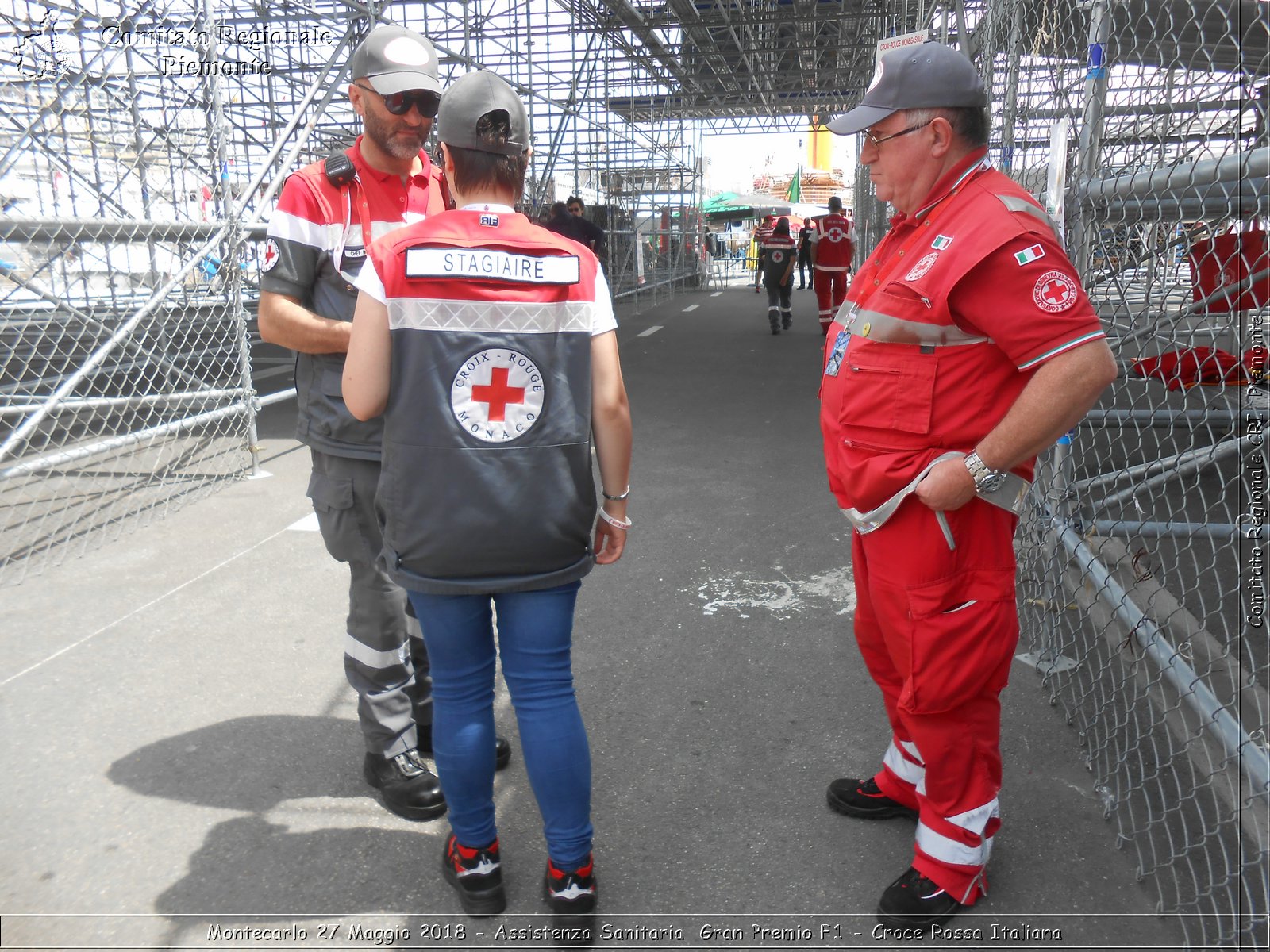 Montecarlo 27 Maggio 2018 - Assistenza Sanitaria Gran Premio F1 - Croce Rossa Italiana- Comitato Regionale del Piemonte