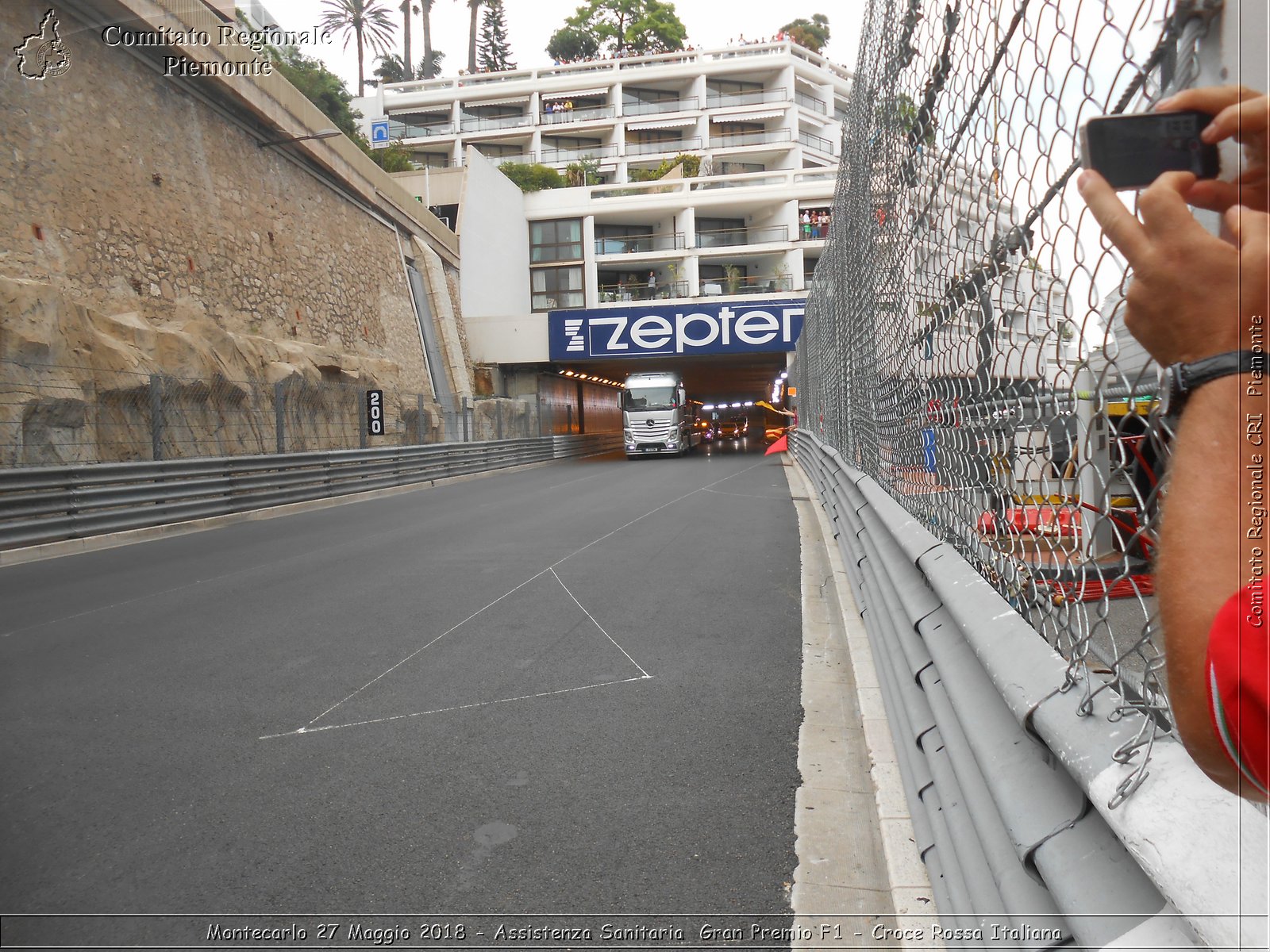 Montecarlo 27 Maggio 2018 - Assistenza Sanitaria Gran Premio F1 - Croce Rossa Italiana- Comitato Regionale del Piemonte