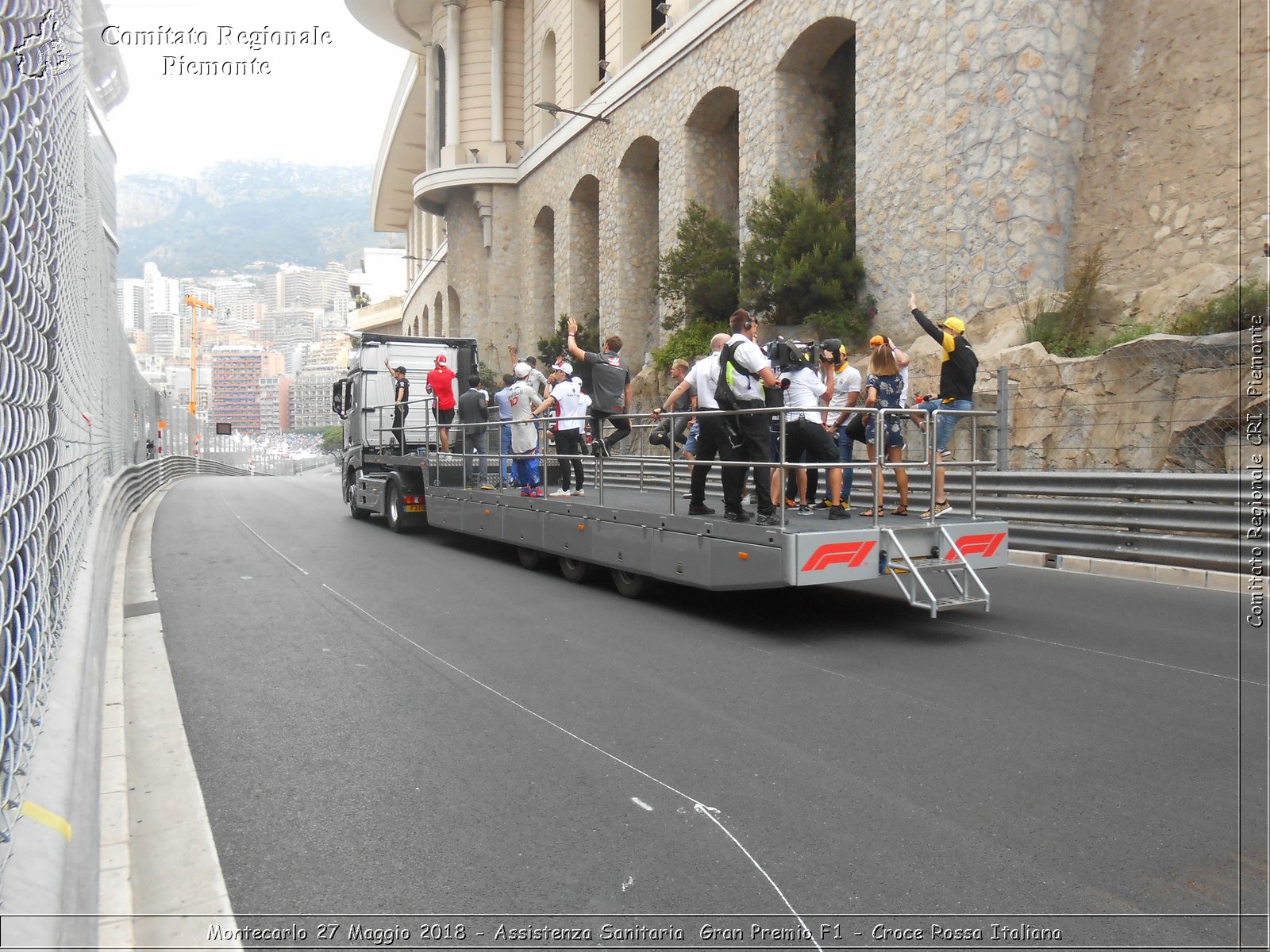 Montecarlo 27 Maggio 2018 - Assistenza Sanitaria Gran Premio F1 - Croce Rossa Italiana- Comitato Regionale del Piemonte