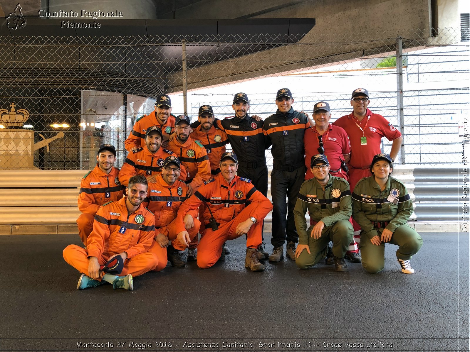 Montecarlo 27 Maggio 2018 - Assistenza Sanitaria Gran Premio F1 - Croce Rossa Italiana- Comitato Regionale del Piemonte