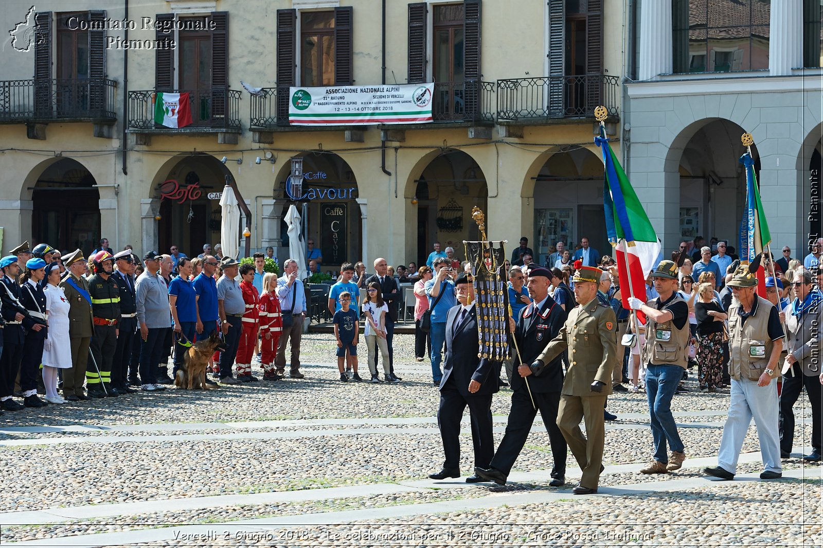 Vercelli 2 Giugno 2018 - Le celebrazioni per il 2 Giugno - Croce Rossa Italiana- Comitato Regionale del Piemonte