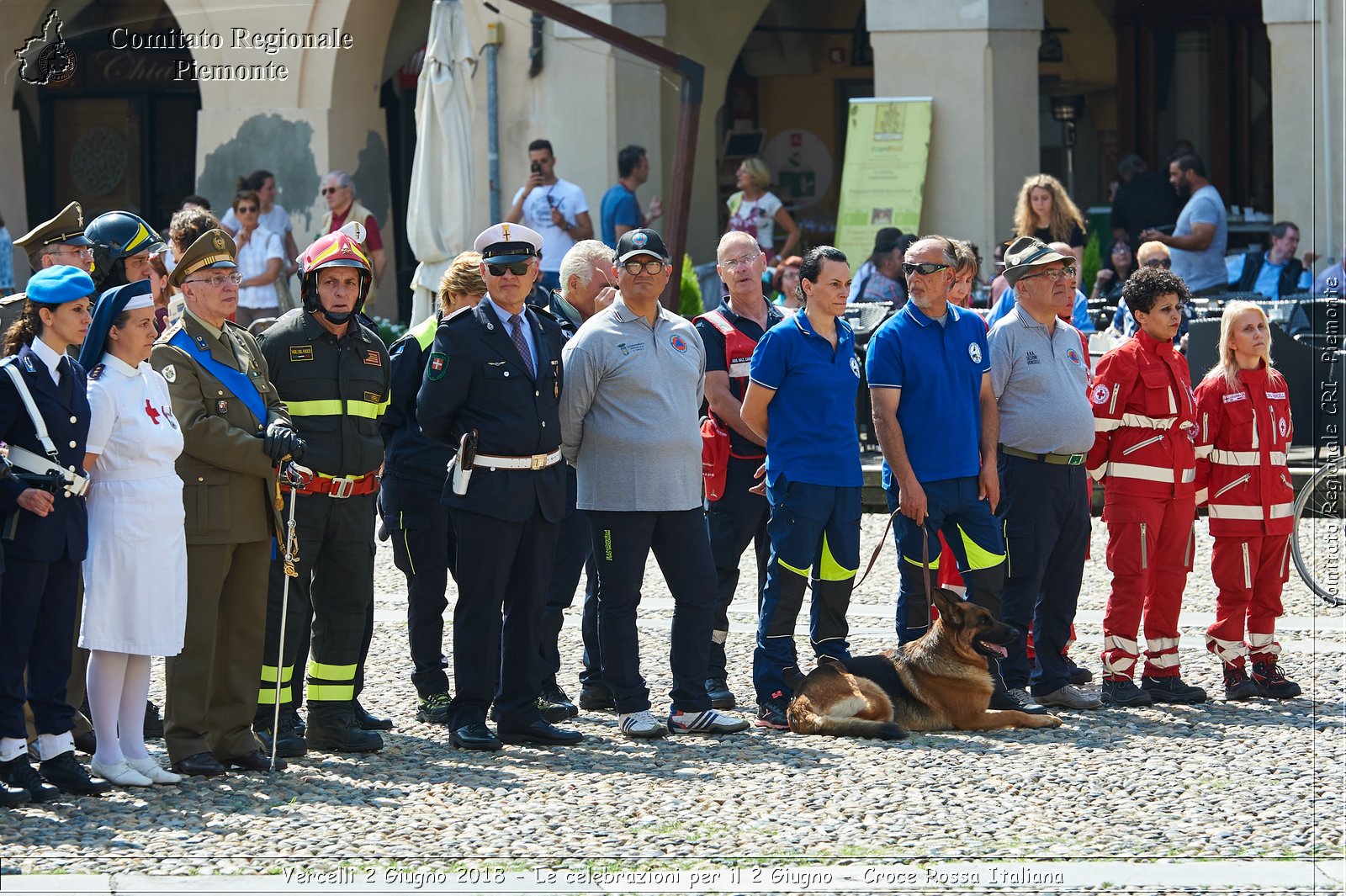 Vercelli 2 Giugno 2018 - Le celebrazioni per il 2 Giugno - Croce Rossa Italiana- Comitato Regionale del Piemonte