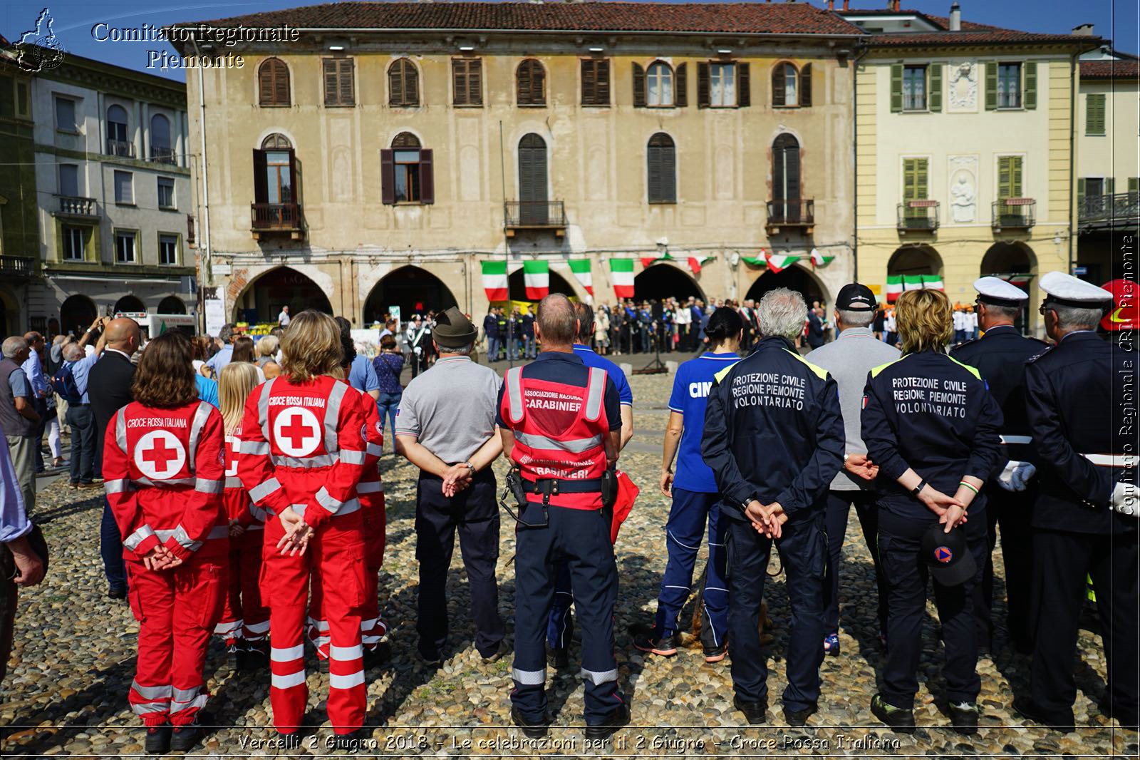 Vercelli 2 Giugno 2018 - Le celebrazioni per il 2 Giugno - Croce Rossa Italiana- Comitato Regionale del Piemonte