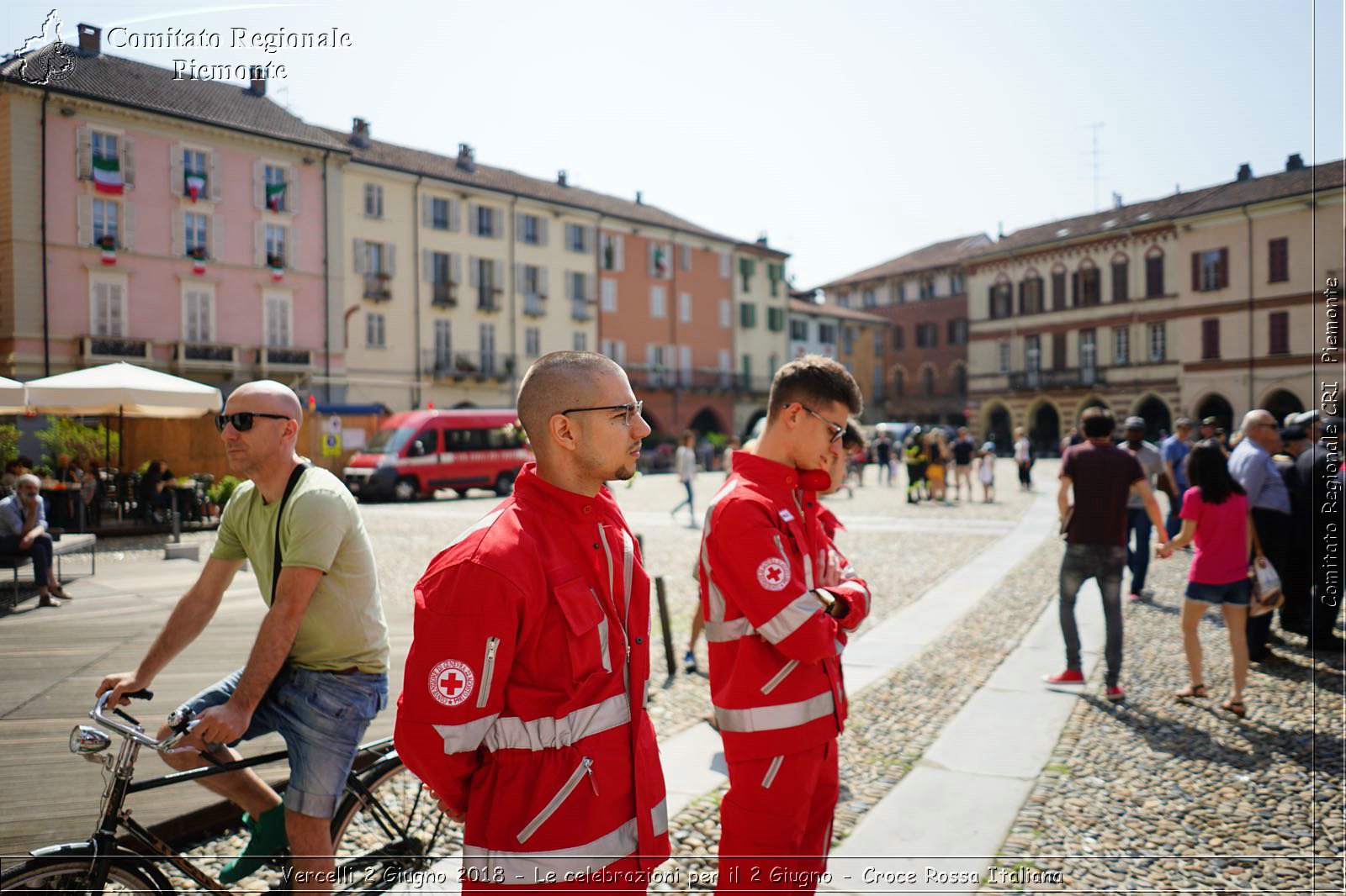 Vercelli 2 Giugno 2018 - Le celebrazioni per il 2 Giugno - Croce Rossa Italiana- Comitato Regionale del Piemonte