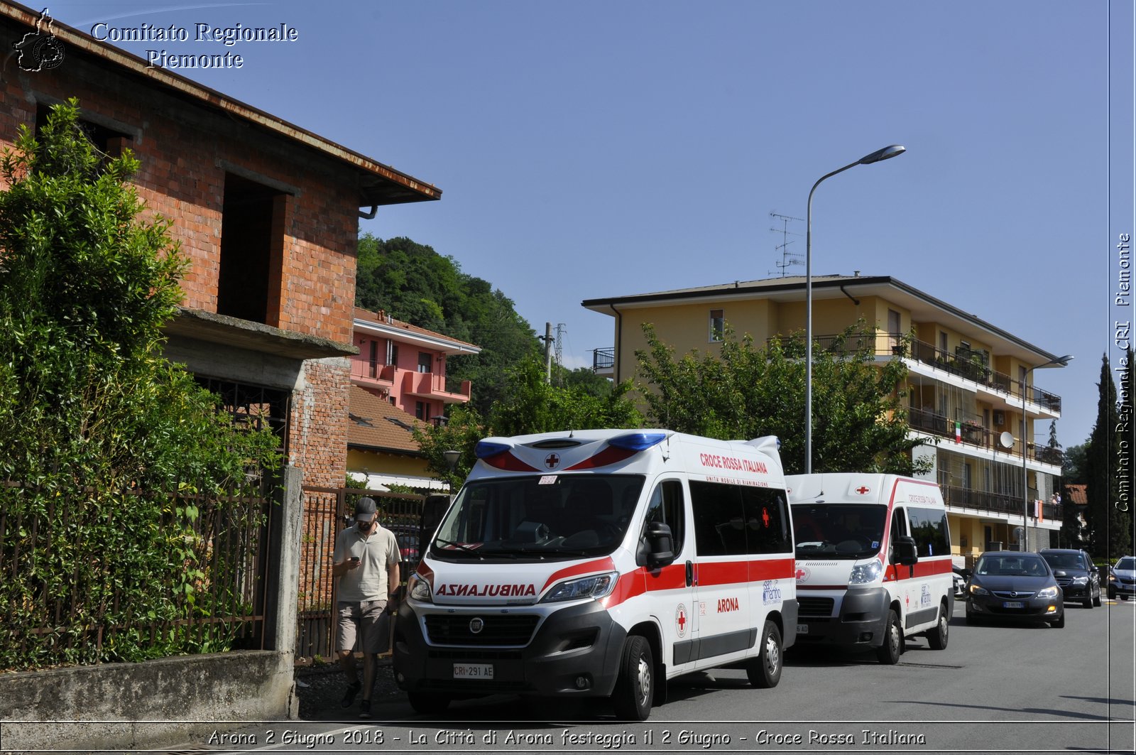 Arona 2 Giugno 2018 - La Citt di Arona festeggia il 2 Giugno - Croce Rossa Italiana- Comitato Regionale del Piemonte