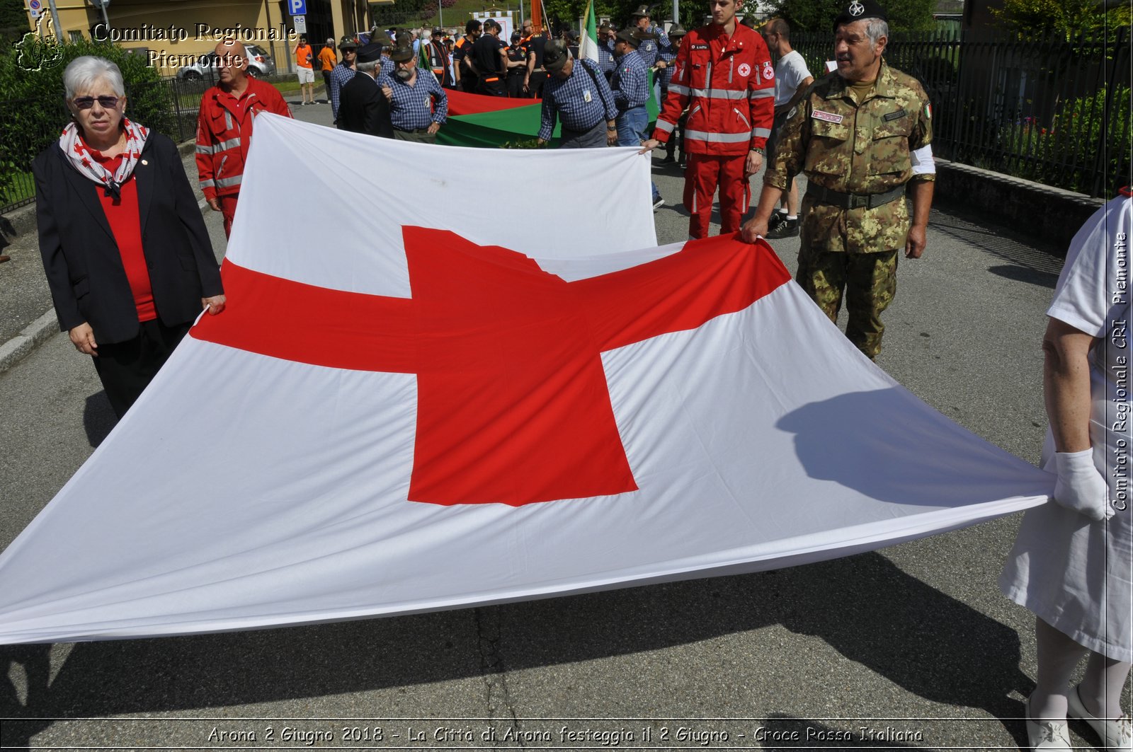 Arona 2 Giugno 2018 - La Citt di Arona festeggia il 2 Giugno - Croce Rossa Italiana- Comitato Regionale del Piemonte