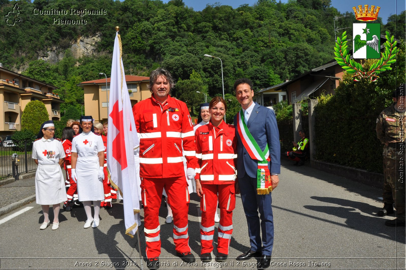 Arona 2 Giugno 2018 - La Citt di Arona festeggia il 2 Giugno - Croce Rossa Italiana- Comitato Regionale del Piemonte