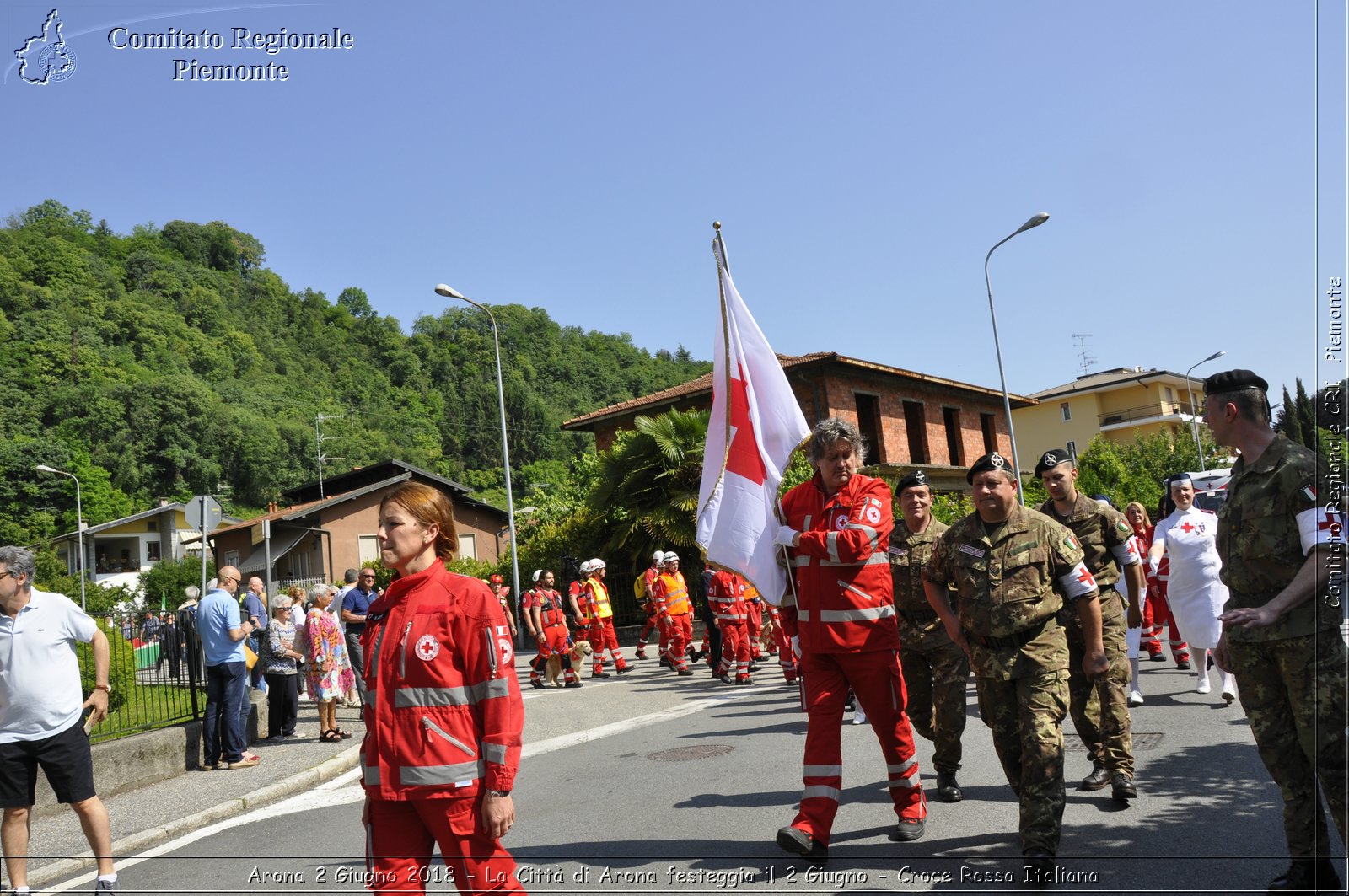 Arona 2 Giugno 2018 - La Citt di Arona festeggia il 2 Giugno - Croce Rossa Italiana- Comitato Regionale del Piemonte