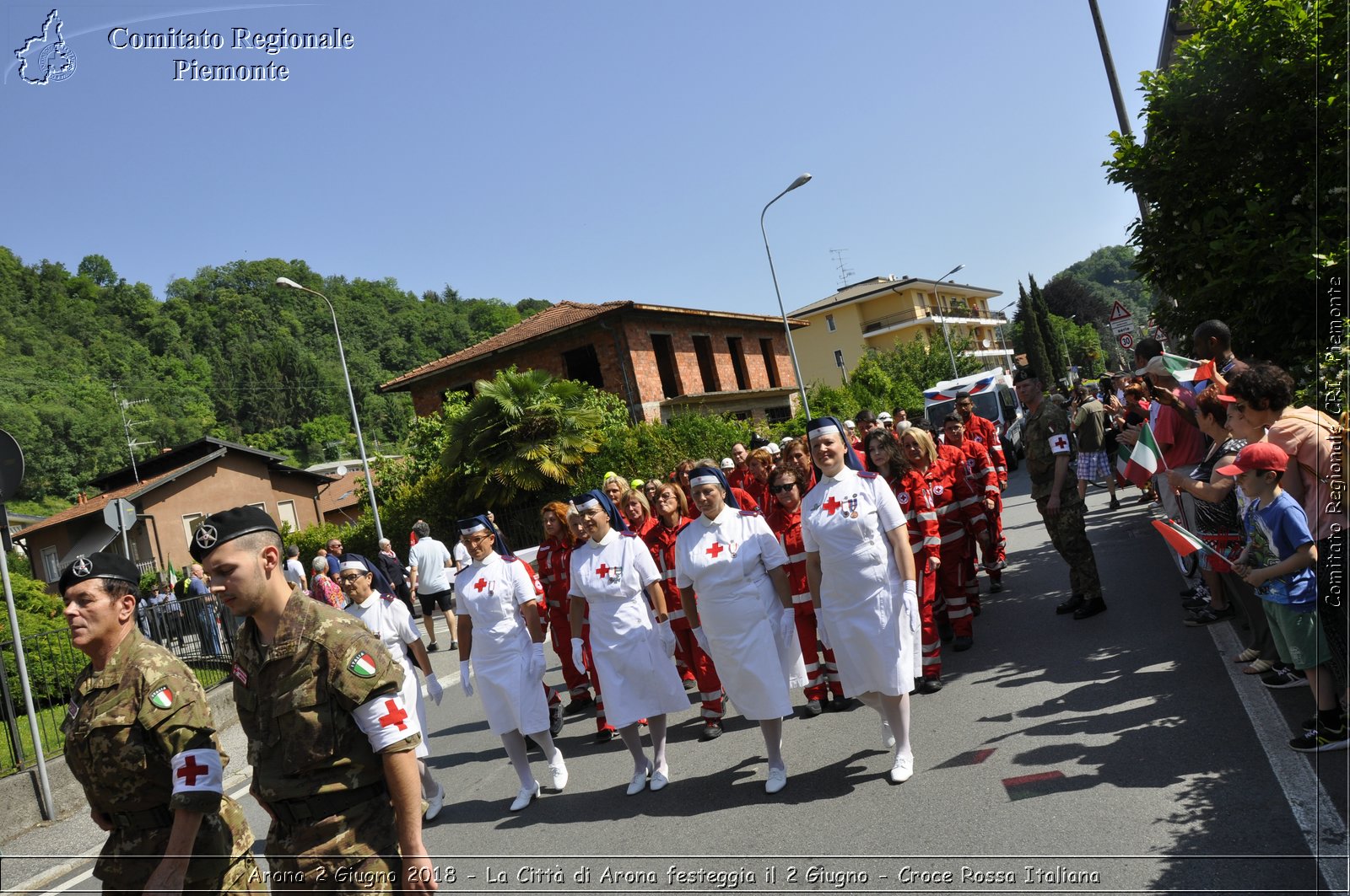 Arona 2 Giugno 2018 - La Citt di Arona festeggia il 2 Giugno - Croce Rossa Italiana- Comitato Regionale del Piemonte