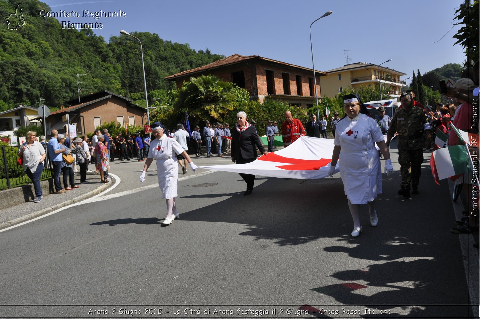 Arona 2 Giugno 2018 - La Citt di Arona festeggia il 2 Giugno - Croce Rossa Italiana- Comitato Regionale del Piemonte