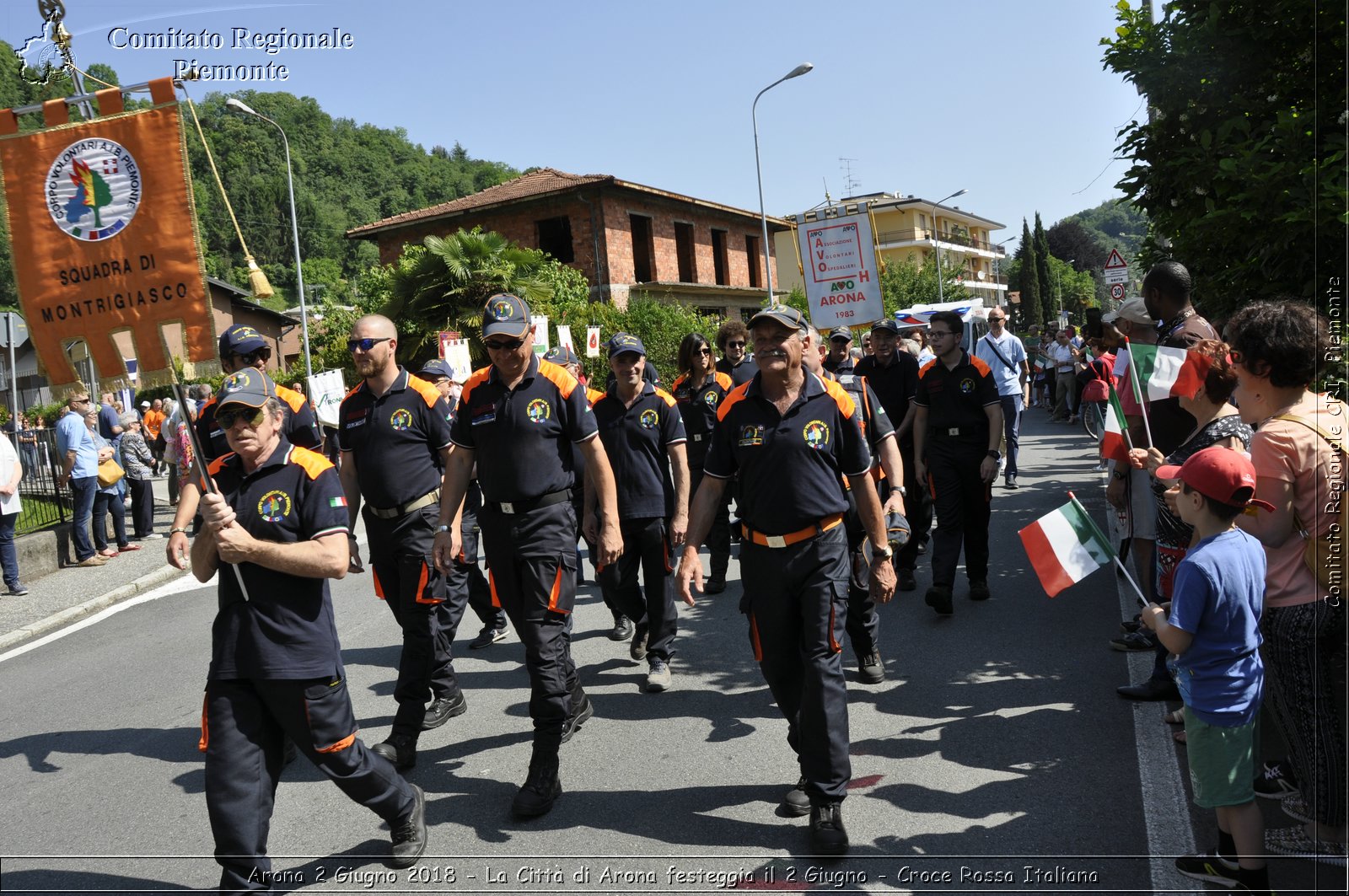 Arona 2 Giugno 2018 - La Citt di Arona festeggia il 2 Giugno - Croce Rossa Italiana- Comitato Regionale del Piemonte